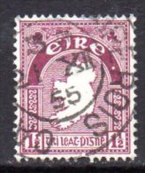 Ireland 1940 1½d Definitive, E Wmk., Fine Used - Usados