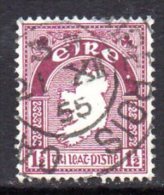 Ireland 1940 1½d Definitive, E Wmk., Fine Used - Usati