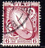Ireland 1940 6d Definitive, E Wmk., Fine Used - Usati