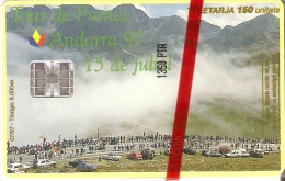 AND-076 TARJETA DE ANDORRA TOUR DE FRANCE  NUEVA-MINT - Andorra