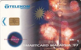 Malaysia, MLS-C-AQ, Smartcard Malaysia '97, 2 Scans. - Malasia