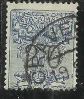 ITALY KINGDOM ITALIA REGNO 1924 SEGNATASSE PER VAGLIA 20 CENTESIMI USED - Taxe Pour Mandats