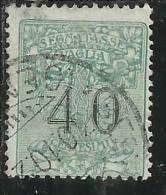 ITALY KINGDOM ITALIA REGNO 1924 SEGNATASSE TAXES TASSE DUE PER VAGLIA CENT. 40 USATO USED - Tax On Money Orders