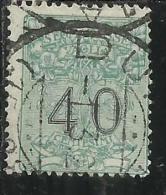 ITALY KINGDOM ITALIA REGNO 1924 SEGNATASSE TAXES TASSE DUE PER VAGLIA CENT. 40 USATO USED - Taxe Pour Mandats