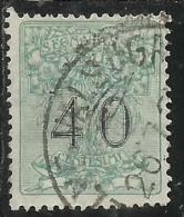 ITALY KINGDOM ITALIA REGNO 1924 SEGNATASSE TAXES TASSE DUE PER VAGLIA CENT. 40 USATO USED - Vaglia Postale