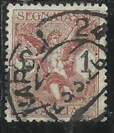 ITALY KINGDOM ITALIA REGNO 1924 SEGNATASSE TAXES TASSE DUE PER VAGLIA LIRE 1 USATO USED - Vaglia Postale