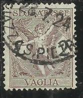 ITALY KINGDOM ITALIA REGNO 1924 SEGNATASSE TAXES TASSE DUE PER VAGLIA LIRE 2 USATO USED - Strafport Voor Mandaten