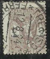 ITALY KINGDOM ITALIA REGNO 1924 SEGNATASSE TAXES TASSE DUE PER VAGLIA LIRE 2 USATO USED - Taxe Pour Mandats