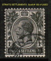 STRAITS SETTLEMENTS    Scott  # 150 VF USED - Straits Settlements