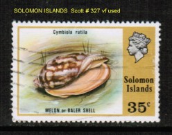 SOLOMON ISLANDS    Scott  # 327 VF USED - Salomonen (...-1978)
