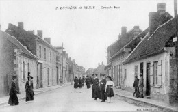 ESTREES-SAINT-DENIS GRANDE RUE ANIMEE 1918 - Estrees Saint Denis