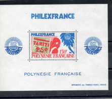 POLYNESIE Frse  : "PHILEXFRANCE´82" - Exposition Philatélique à Paris - Timbre Sur Timbre - - Blokken & Velletjes