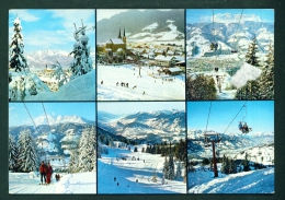 AUSTRIA  -  St Johann-Wagrain  Multi View  Used Postcard Mailed To The UK As Scans - Wagrain