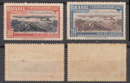 Brazil Brasil Mi# 467-68 ** MNH Radio 1937 - Nuevos
