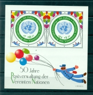 Nations Unies Vienne 2001 - Y & T Feuillet N.14 - 50e Anniversaire De L'Administration Postale Des Nations Unies - Blocs-feuillets