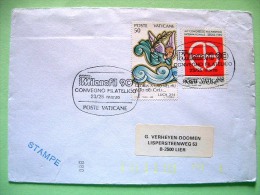 Vatican 1990 Special Milanofil 90 Cancel On Cover To Belgium - Seoul Eucharistical Congress - Angel - Storia Postale