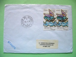 Vatican 1990 Cover To Belgium - Angels - Covers & Documents