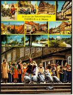2 X Hameln An Der Weser , Rattenfänger-Spiele + Mehrbild-Ansichtskarte Ca. 1980   (3644) - Hameln (Pyrmont)