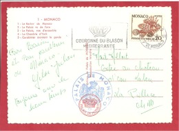 Y&T 542    MONACO   Vers  FRANCE   Le  20 SEPTEMBRE  1964   2 SCANS - Covers & Documents