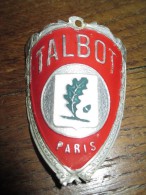 Plaque De Marque De Vélo/ TALBOT/ Vers 1950-1960     AC104 - Andere & Zonder Classificatie