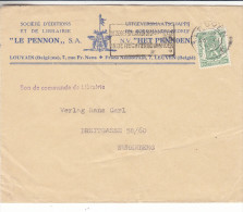 Armoiries - Belgique - Lettre De 1951 °  - Oblitération Leuven - Librairie - Covers & Documents