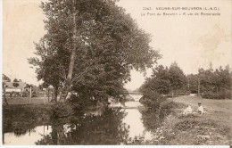 NEUNG-SUR-BEUVRON (41210) - Pêche à La Ligne : Le Pont Du Beuvron - Route De Romorantin. - Neung Sur Beuvron