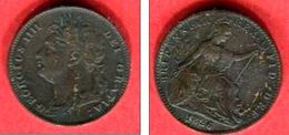 GUILLAUME IV FARTHING  1826 (KM 677)  TTB 8 - Other & Unclassified