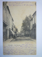 NOGARO  (Gers)  :  Rue Nationale      1903 - Nogaro