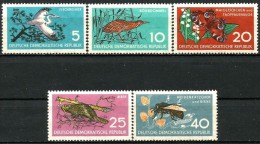 German Democratic Republic - 1959 - Nature Protection - Mint Stamp Set - Ungebraucht