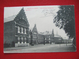 BELGIQUE - BRAINE LE COMTE - ECOLE MOYENNE DE GARÇONS - CARTE PIONNIERE - - Braine-le-Comte