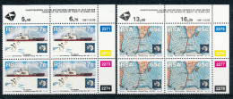 SWA, 30 Years Antarctic Treaty,Viereblock-Satz ER Oben Rechts Feinst Xx ( MNH ), Los 1211-11 - Neufs