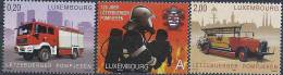 2009 LUXEMBOURG 1762-64** Pompiers - Unused Stamps