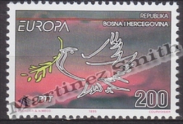 Bosnia Hercegovina - Bosnie 1995 - Yvert 162 Europa Cept, Peace &amp; Liberty - MNH - Bosnië En Herzegovina