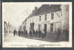 - REPRODUCTION 62 - Aubigny-en-Artois, La Grande Rue Centrale - Aubigny En Artois