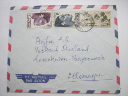 1955, Lettre A Allemagne - Storia Postale