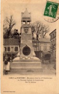 CRECY En PONTHIEU  -  Monument élevé Le 1er Octobre 1905.............. - Crecy En Ponthieu