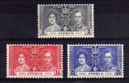 Cyprus - 1937 - GVI Coronation - MH - Cyprus (...-1960)