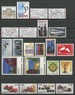 DANEMARK Année 1995 Complète N° 1097/1118 ** Neufs = MNH Luxe Cote 68,30 € Jahrgang Ano Completo - Nuevos