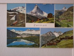 Svizzera - ZERMATT - Monti E Ferrovie. - Matt