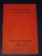 Radio TSF Rare Carte De Membre De 1932 Association Des S.Filistes De Toulon Et Du Var/Café De L'Amirauté Toulon - Otros & Sin Clasificación