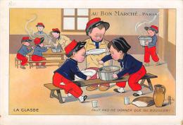 Images  (18x12)    Militaria  A La Soupe!    Publicité Du Bon Marché - Andere & Zonder Classificatie