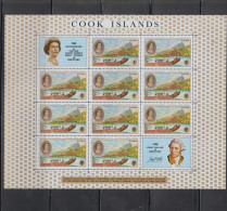 Cook Islands 1968  Cook Voyage ,Tahiti Michel Nr 198 MNH - Explorers