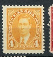 Canada 1937 4 Cent King George VI Mufti Issue #234   MH - Ungebraucht