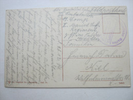 1914, OOSTENDE ,  Carte Militaire , Marine   , 2 Scans - Duits Leger