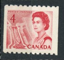 Canada 1967 4 Cent Queen Elizabeth II Issue #467  MH - Unused Stamps