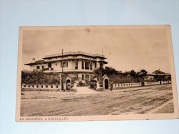 Carte Postale Ancienne : La Résidence à KALINA-LEO - Kinshasa - Léopoldville