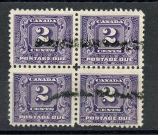 Canada 1930 2 Cent Postage Due Issue #J7  Block Of 4 - Strafport