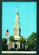 USA  -  Savanna  The Independent Presbyterian Church  Used Postcard Mailed To The UK  As Scans - Savannah