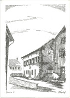 Hauterive NE - Im Dorf  (Zeichnung Vagnières)         Ca. 1980 - Hauterive