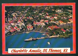 VIRGIN ISLANDS (US)  -  Charlotte Amalie  Used Postcard  Mailed To The UK As Scans - Isole Vergini Americane